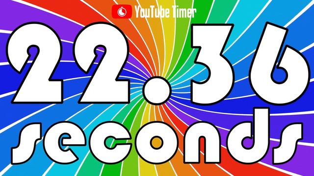 55 SECONDS Timer Countdown 🏳️🌈 Rainbow смотреть онлайн
