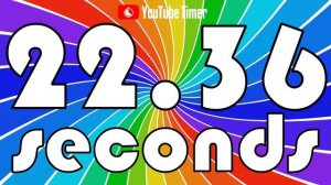 55 SECONDS Timer Countdown 🏳️🌈 Rainbow