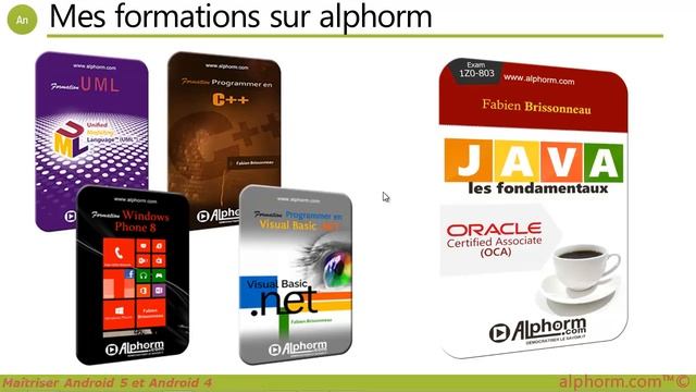 Présentation de la formation  Android 5