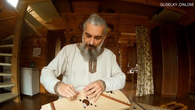 Мастерская Владимира Борисова. Гусли ЛАДЬЯ - Девка по полю гуляла. Разбор смотреть онлайн