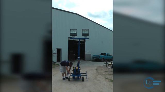 Mini Light Tower with 3000VA Generator - Two 400 Watt Metal Halide Lamps - 10 Hour Runtime смотреть онлайн
