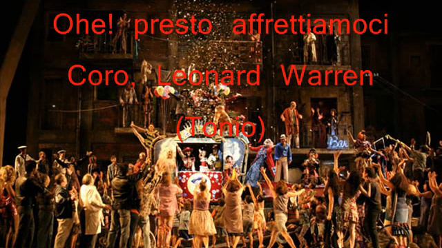 12 ''presto affrettiamociI PAGLIACCILIVE 1959 Leonard Warren Lucine Amara,Mario Del Monaco, Dimitri смотреть онлайн