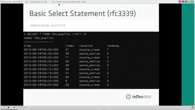 [Training] Getting Started with the InfluxDB CLI and Configuration Options смотреть онлайн
