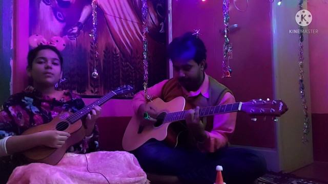 Merry Christmas to All- Jingle Bells | Ukulele Ke Sath Jingle Bell Bajaya смотреть онлайн