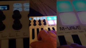 M-Wave midi 25 key with the MPC Live 2 Review