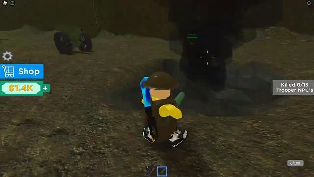 ВЫЖИВАНИЕ ПОПАЛ НА ВОЙНУ СТРЕЛЯЛКИ В СИМУЛЯТОРЕ WAR ROBLOX ОТ GUGU GAMES смотреть онлайн