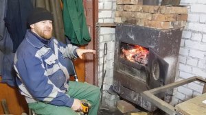 Печка буржуйка с крышкой на дверце Как сделать стекло для печной дверцы Своими руками Простой спосо