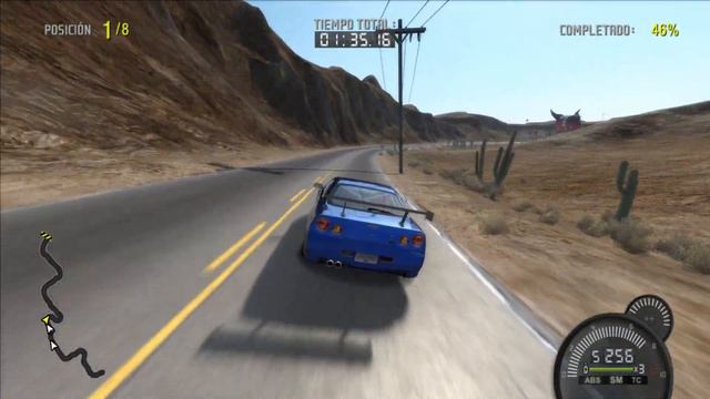 NFS PRO STREET SKYLINE R34 962hp Nevada highway смотреть онлайн