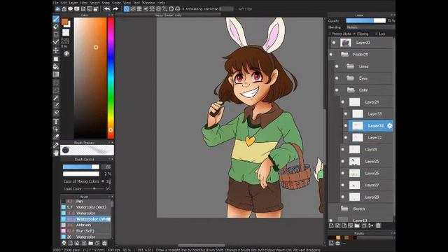 An Easter-rific Holiday | Undertale Speedpaint смотреть онлайн