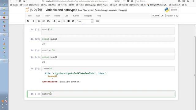 How to write DS Python Program in Telugu | Simple Python Programming | VLR Training Class - 03 смотреть онлайн