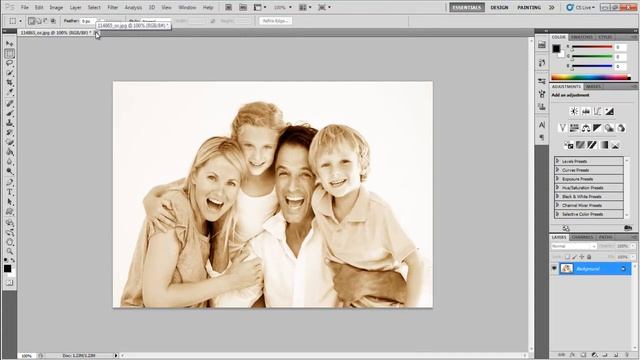 How to get sepia tone in photoshop (photoshop sepia effect tutorial) смотреть онлайн