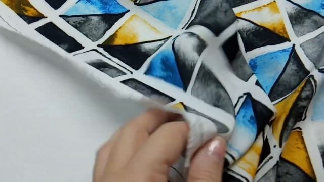 43-6644 Обзор нежный вискозный штапель "Витражи" из интернет-магазина ГалаТексКлуб смотреть онлайн