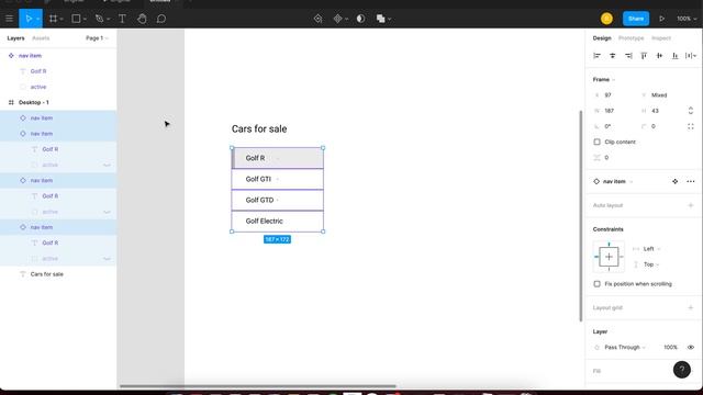 How to make a navigation using editable components | Figma Tutorial смотреть онлайн