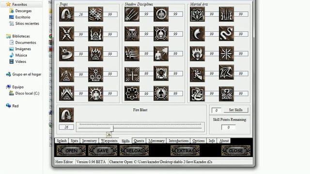 Diablo 2 - Diablo II - Hero_Editor_Full_V96
