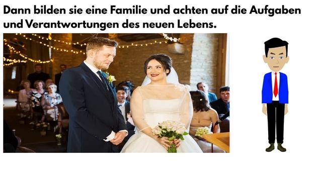 Deutsch lernen | Bildbeschreibung B1 ( DTZ & Telc & ÖSD ) Prüfung 2022 | Hochzeit & Lesen смотреть онлайн
