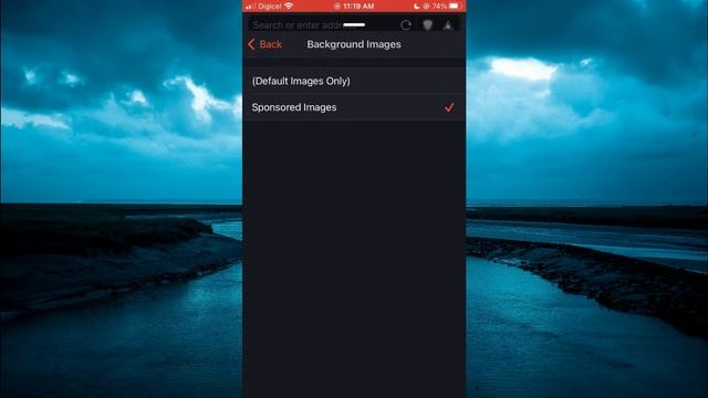 HOW TO CHANGE BACKGROUND IMAGE ON BRAVE