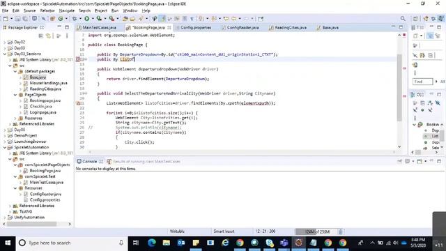 Selenium sessions - Day 7 - Page object model, config file reading, TestNG смотреть онлайн