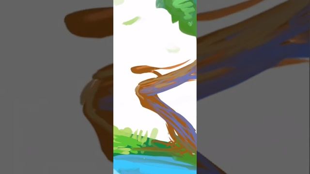 Рисую пальцем на телефоне в приложении Autodesk SketchBook смотреть онлайн