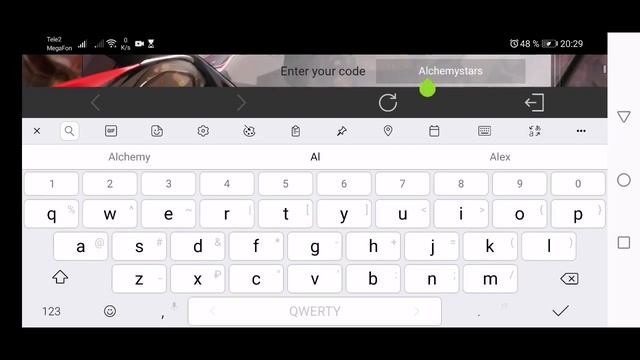 Alchemy Stars. Гайд "Как вводить коды?" Новый код смотреть онлайн