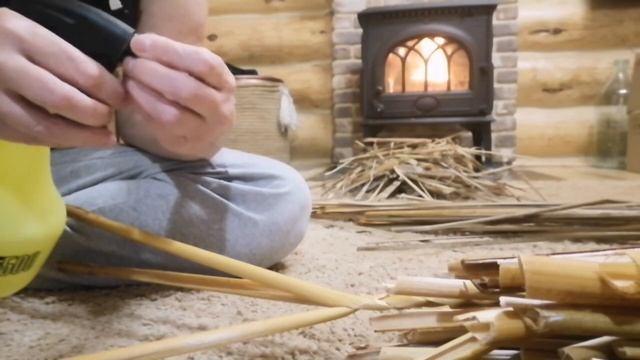 Вау! Класс! Корзинка из рогозы, из камыша своими руками! смотреть онлайн