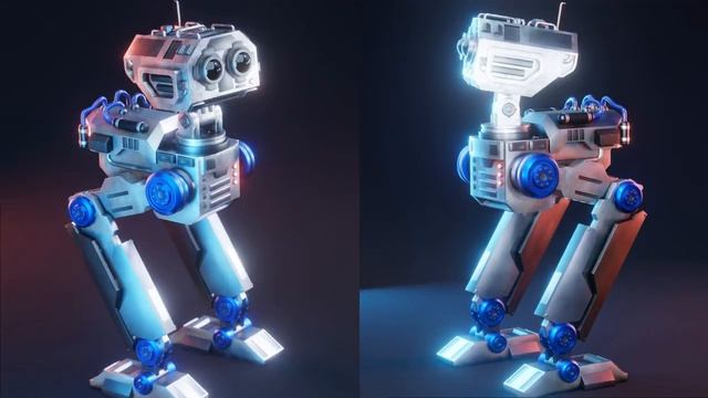Sci-Fi Mech Robot - Blender Eevee (Tutorial Series Trailer) смотреть онлайн
