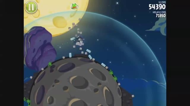 Angry Birds Space - Bonus Level S-1 - Walkthrough 3 Stars смотреть онлайн
