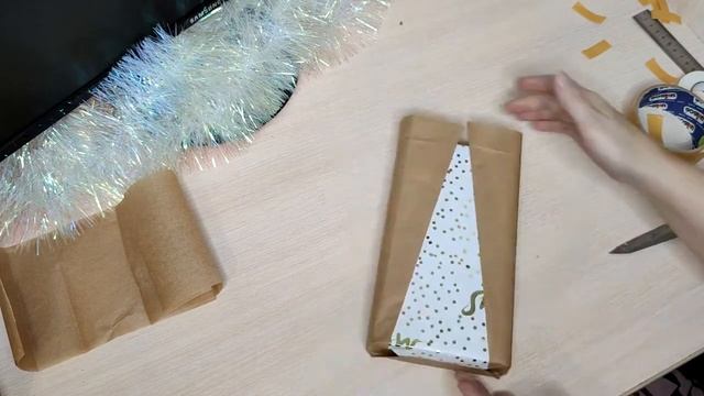 КАК упаковать? ПОДАРОК? СТИЛЬНО и КРАСИВО, если под рукой нет подарочной бумаги? УПАКОВКА#1. смотреть онлайн