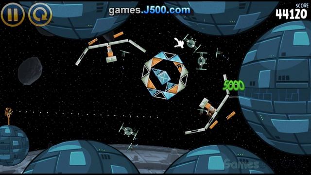 Angry Birds Star Wars Level 2-39 Death Star 3 Stars Sterne Walkthrough Full HD смотреть онлайн