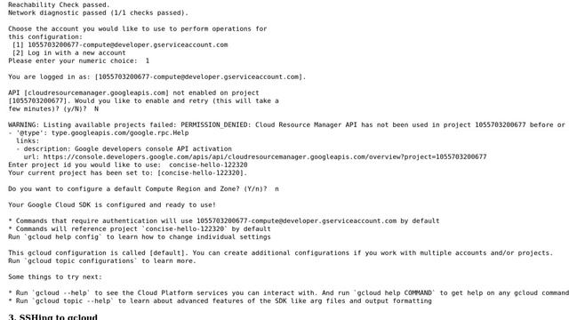 gcloud compute ssh requires password even after using json key file for authentication смотреть онлайн