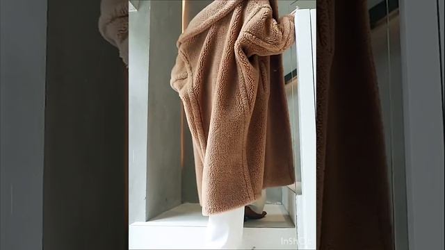 ЖЕНСКОЕ ЗИМНЕЕ ПАЛЬТО НА ИСКУСТВЕННОМ МЕХУ. смотреть онлайн