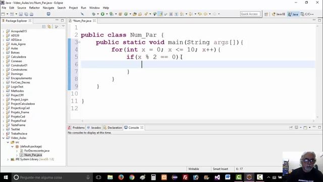 Como fazer um FOR com Pares e Ímpares em JAVA смотреть онлайн