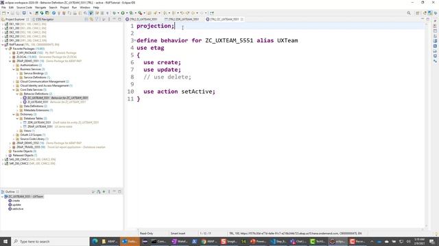 Part 8: ABAP RESTful Application Programming Model - Draft handling смотреть онлайн
