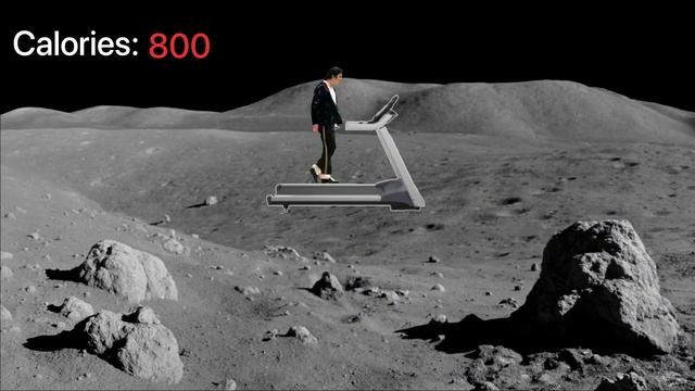 Michael Jackson Treadmill on Moon! смотреть онлайн