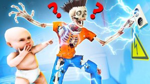 РЕБЕНОК ПРЕВРАТИЛ ПАПУ В СКЕЛЕТА