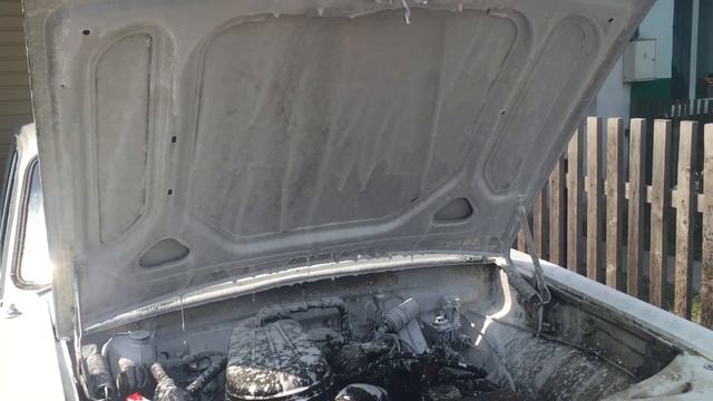 Как помыть двигатель на ГАЗ 24 Волга. Минимойка Sterwins 135 смотреть онлайн