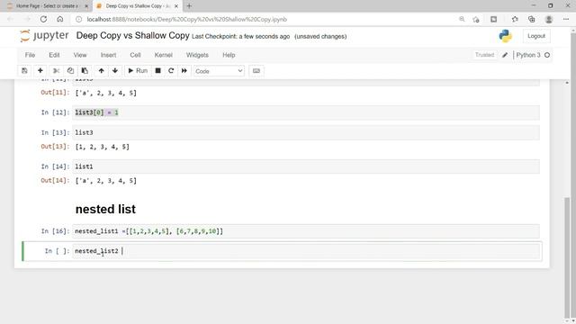 what is shallow copy and deep copy | copy() function python смотреть онлайн