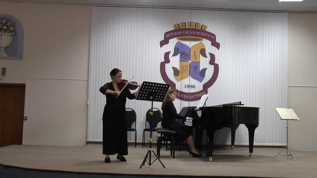 С.Рахманинов -Ф.Крейслер Preghiera. Исп. Элина Лазарева, концертмейстер Наталья Хорошилова