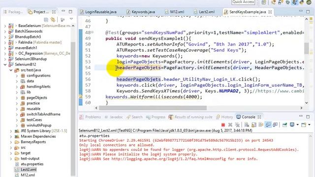 Selenium Free Online Video Tutorials - Keywords demo uploaded by VIPL смотреть онлайн