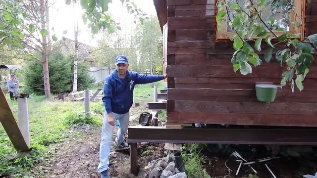 Сваи просели!!! Что делать, если дом падает??? Подъем дома! Замена фундамента. "Строй и Живи". смотреть онлайн