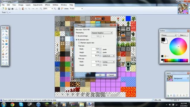 How to edit Minecraft Terrain files - 1.2.4 (16x, 32x, 64x, etc.)