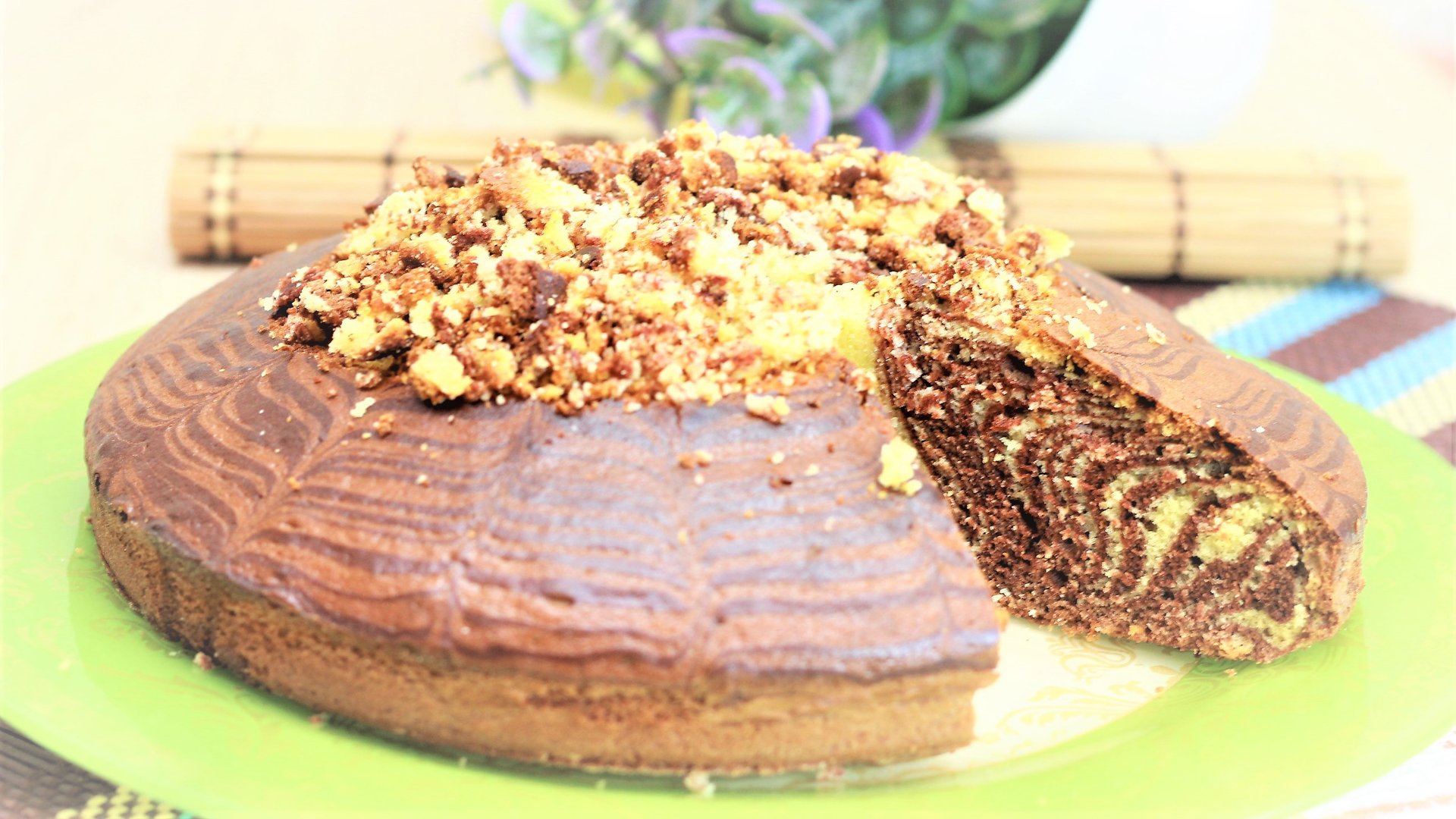 Пирог «Зебра» на кефире? Легко и быстро?Приятного просмотра. смотреть онлайн