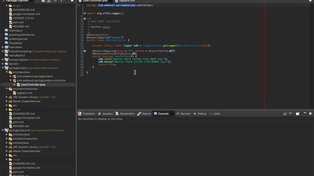 Spring Boot JMX Logging Tomcat JConsole смотреть онлайн