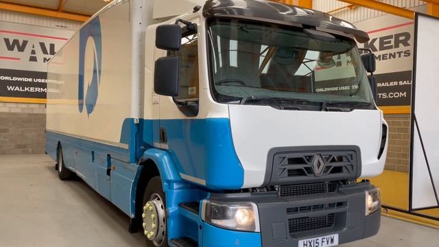 New In Stocklist For Sale: RENAULT D18 WIDE 15 TONNE *EU6* 4X2 STREAMLINE BOX BODY – 2015 – HX15 FV смотреть онлайн
