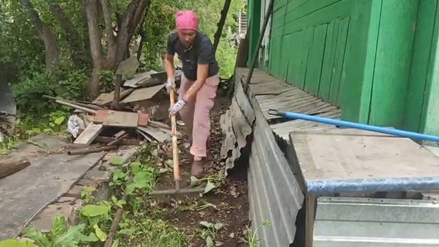 Много лет не наводили порядок#влог#сибирь#рассада#дача#огород#цветы#дом#огурцы