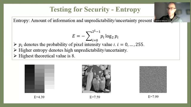 Chaos Based Image Encryption - Entropy Analysis смотреть онлайн