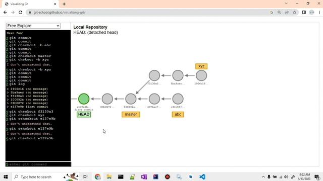 What is Head and Detached Head in Git in Hindi | How to time travel in Git using Head pointer смотреть онлайн