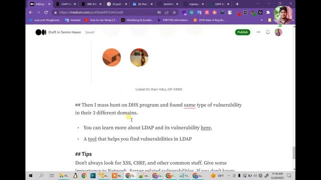 [Bangla] LDAP anonymous login story of my 3 simple P3 findings #bugbounty #tamimhasan404 смотреть онлайн