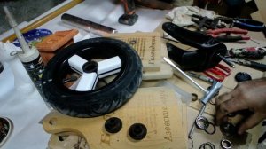 Замена подшипников на детской коляске