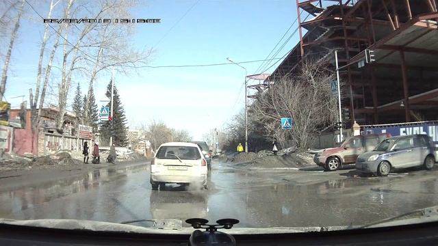 Хамы на дорогах Новосибирска, часть 15 смотреть онлайн