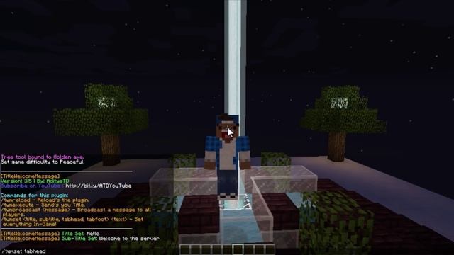 Title Welcome Message Plugin | Minecraft смотреть онлайн